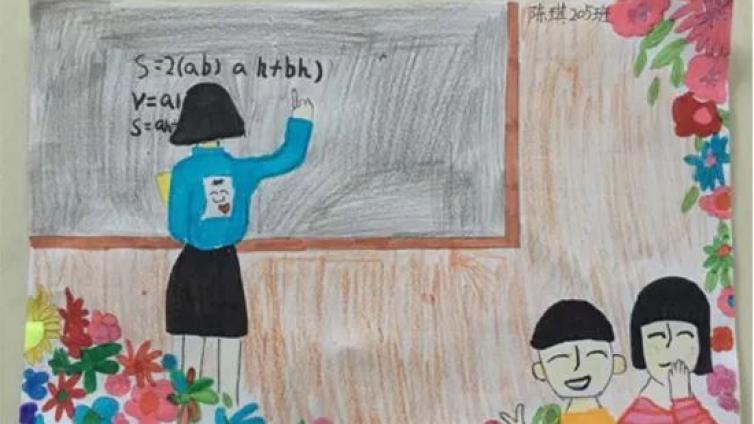 小学生用画笔画出“好老师”！原来孩子眼里的好老师这么简单！